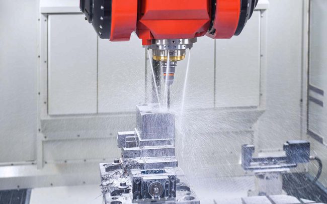 Industriefotografie Wasserstrahlschneidemaschine © Industriefotograf Thomas L. Fischer