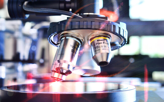 Industriefotografie Mikroskop © Thomas L. Fischer Photographie