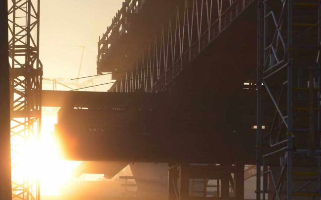 Industriefotografie Brückenbau © Industriefotograf Thomas L. Fischer