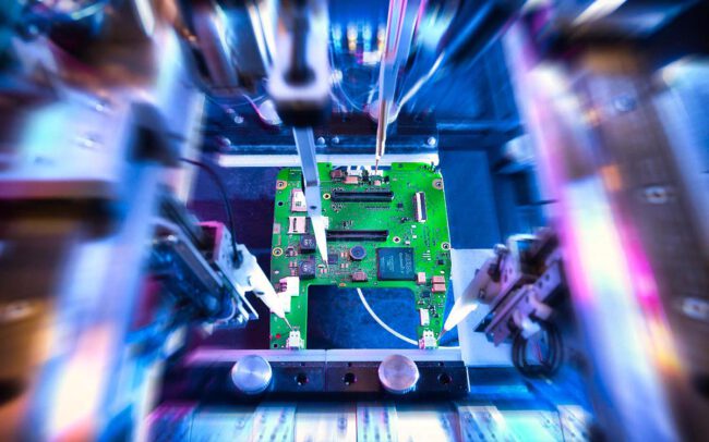 Industriefotografie Produktion elektronischer Bauteile © Industriefotograf Thomas L. Fischer