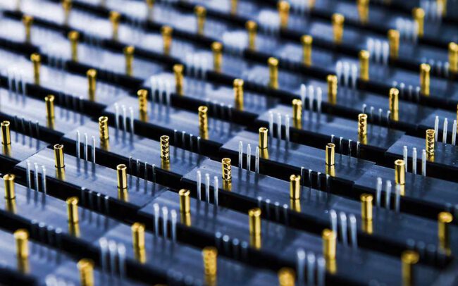 Industriefotografie Elektronische Bauteile in Nahaufnahme © Industriefotograf Thomas L. Fischer