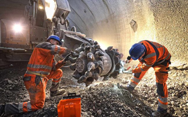 Industriefotografie Tunnelbau © Industriefotograf Thomas L. Fischer